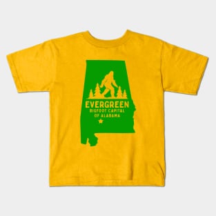 Alabama Bigfoot Kids T-Shirt